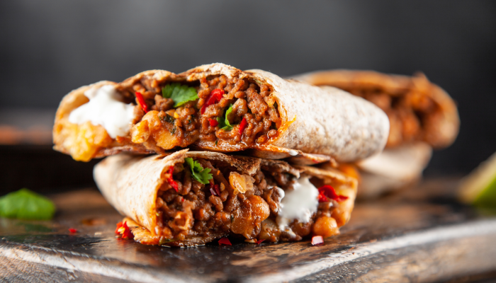 Beef burritos