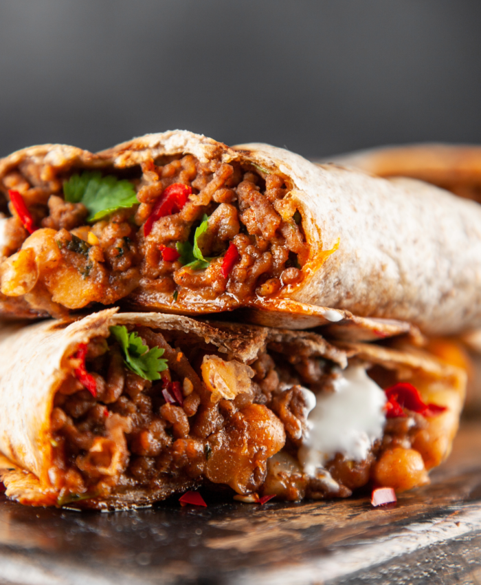 Beef burritos