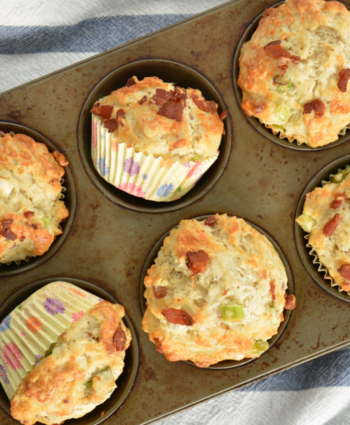 Cheese & bacon muffins