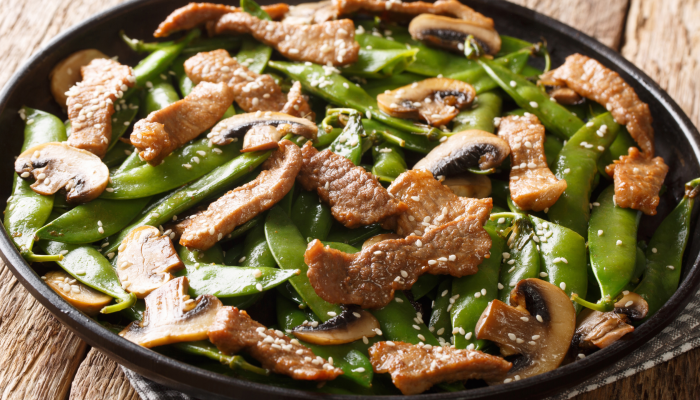 Lamb stir-fry