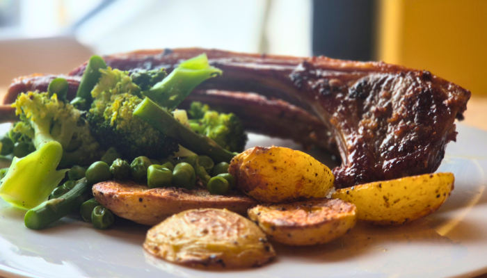 Midweek lamb chop roast