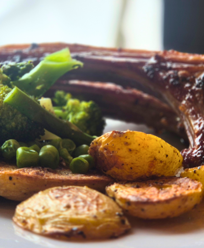 Midweek lamb chop roast