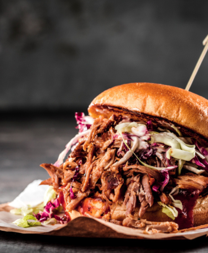 Pulled pork burger