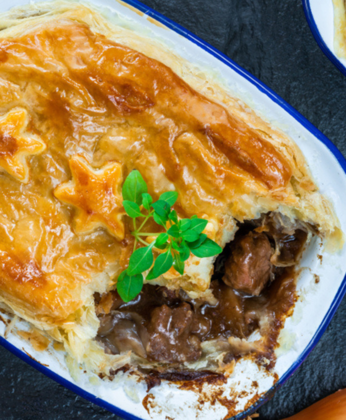 Steak & mushroom pie